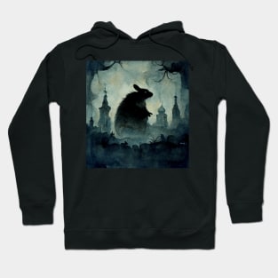 Monster Rodent Wandering at Night Hoodie